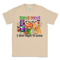 Mushroom hocus pocus i need coffee to focus Classic Tee - CowGirlArtShop