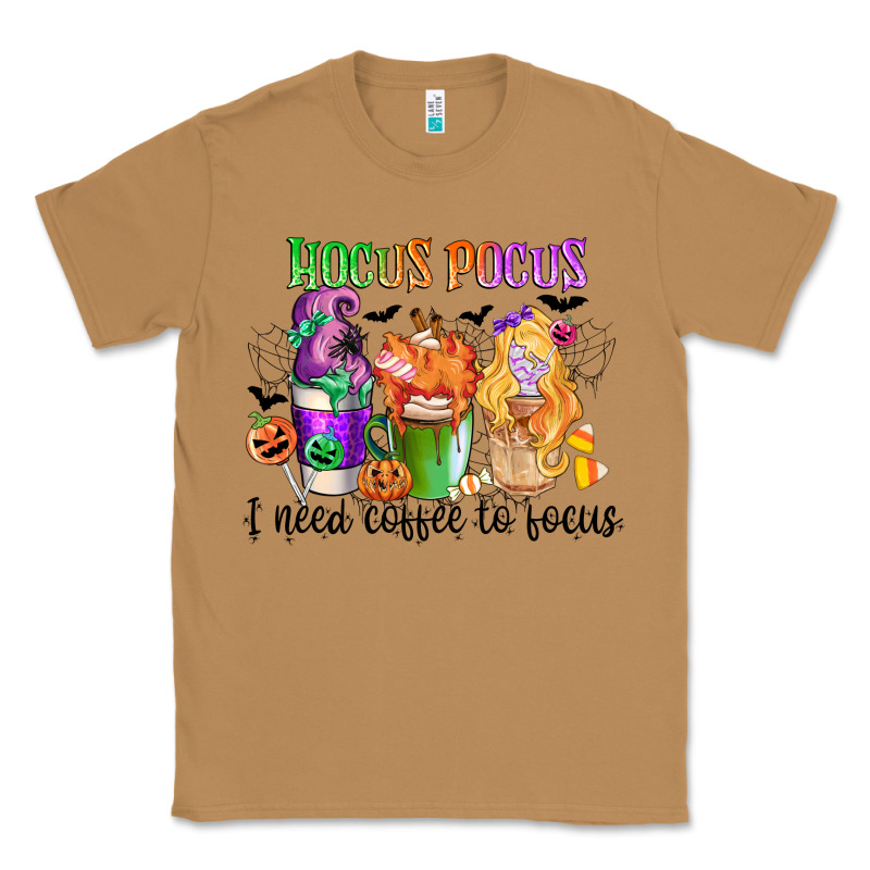 Hocus Pocus I Need Coffee To Focus Classic Tee by CowGirlArtShop | Teevron