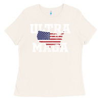 Bone ULTRA MAGA Ladies Tee - linhVisuals