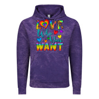 Cloud Purple Western Love Who You Want Vintage Hoodie - BundleAndBundleShop