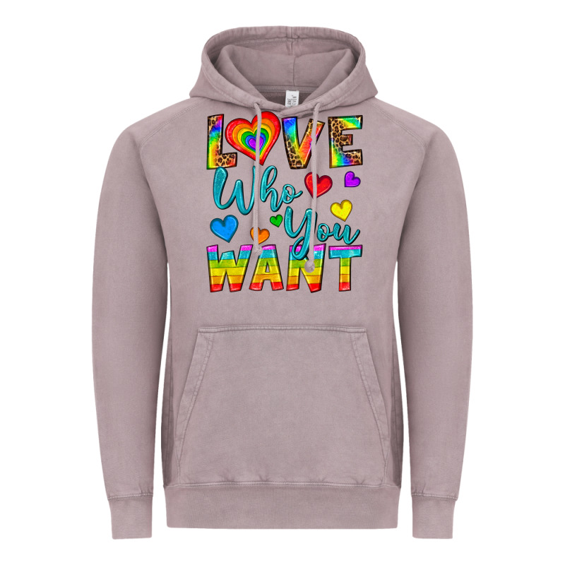 Western Love Who You Want Vintage Hoodie by BundleAndBundleShop | Teevron