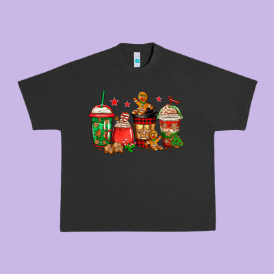 Christmas Cookies Coffee Urban Heavy Tee Designed By Jasminsmagicworld