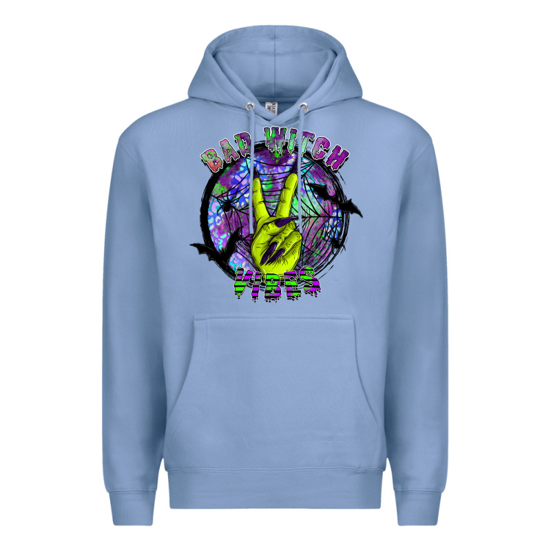 Bad Witch Vibes Premium Hoodie by SublimationCraftShop | Teevron