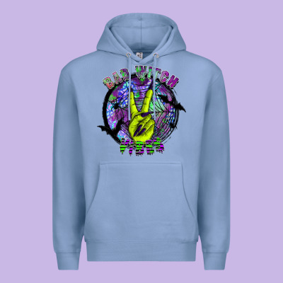 Bad Witch Vibes Premium Hoodie Designed By Sublimationcraftshop