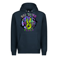Navy bad witch vibes Premium Hoodie - SublimationCraftShop