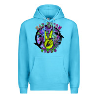Ocean Blue bad witch vibes Premium Hoodie - SublimationCraftShop