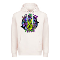 Pale Pink bad witch vibes Premium Hoodie - SublimationCraftShop