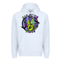 White bad witch vibes Premium Hoodie - SublimationCraftShop