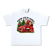 White Valentine's Day hanging with my gnomies Urban Heavy Tee - FaDigitalArtStudio