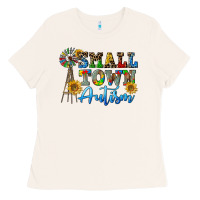 Bone small town autism Ladies Tee - CowGirlArtShop