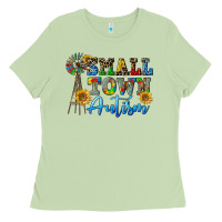 Matcha small town autism Ladies Tee - CowGirlArtShop