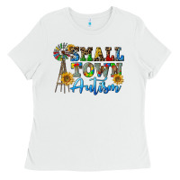 Small Town Autism Ladies Tee | Teevron