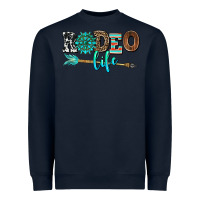 Navy rodeo life with gemstone Heavyweight Sweatshirt - AdoDesignShop