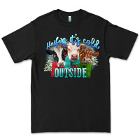 Black heifers its cold outside Premium Tee - CowGirlArtShop