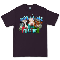 Plum heifers its cold outside Premium Tee - CowGirlArtShop