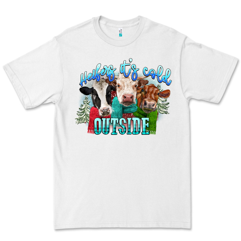 Heifers Its Cold Outside Premium Tee by CowGirlArtShop | Teevron