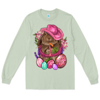 Matcha Cowboy Rabbit Easter Long Sleeve Tee - BundleAndBundleShop