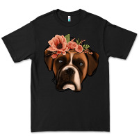 Black floral boxer Premium Tee - Jasminsmagicworld