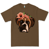 Cacao floral boxer Premium Tee - Jasminsmagicworld