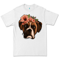 White floral boxer Premium Tee - Jasminsmagicworld