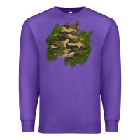 Purple camouflage glitter patch Premium Sweatshirt - AdoDesignShop