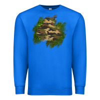 True Royal camouflage glitter patch Premium Sweatshirt - AdoDesignShop