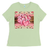 Matcha cancer hearts Ladies Tee - CowGirlArtShop