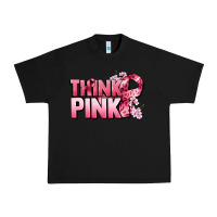 Black Think pink Cancer Awareness Urban Heavy Tee - FaDigitalArtStudio
