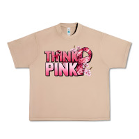 Burro Think pink Cancer Awareness Urban Heavy Tee - FaDigitalArtStudio