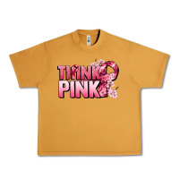 Peanut Butter Think pink Cancer Awareness Urban Heavy Tee - FaDigitalArtStudio