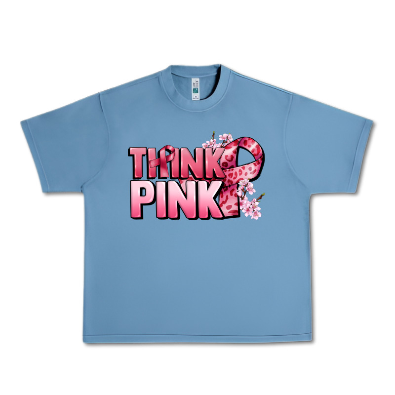 Think Pink Cancer Awareness Urban Heavy Tee by FaDigitalArtStudio | Teevron