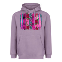 Lavender valentine's day floral leopard brushstroke Heavyweight Hoodie - AdoDesignShop