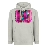 Moon Dust valentine's day floral leopard brushstroke Heavyweight Hoodie - AdoDesignShop