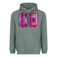 Sage valentine's day floral leopard brushstroke Heavyweight Hoodie - AdoDesignShop