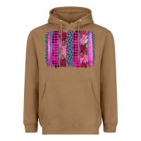 Toasted Coconut valentine's day floral leopard brushstroke Heavyweight Hoodie - AdoDesignShop