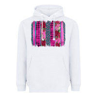 White valentine's day floral leopard brushstroke Heavyweight Hoodie - AdoDesignShop
