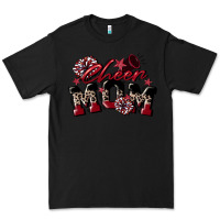 Black cheer mom  maroon Premium Tee - CowGirlArtShop