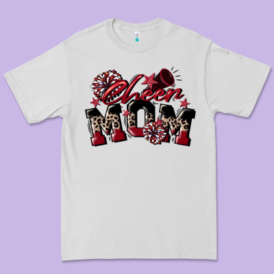 Cheer Mom  Maroon Premium Tee Designed By Cowgirlartshop