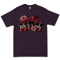 Plum cheer mom  maroon Premium Tee - CowGirlArtShop