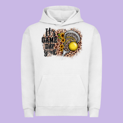 It's Game Day Y'all Lacrosse Urban Hoodie Designed By Jahusdesignshop