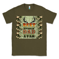Army Green best buckin' dad ever Classic Tee - Artiststas