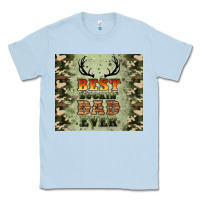 Dusty Blue best buckin' dad ever Classic Tee - Artiststas