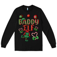 Black Daddy Elf Long Sleeve Tee - BundleAndBundleShop