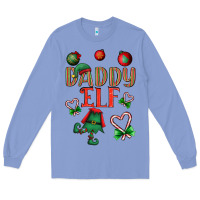 Colony Blue Daddy Elf Long Sleeve Tee - BundleAndBundleShop
