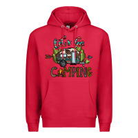 Cardinal let's go camping Premium Hoodie - CowhideDigitalArt