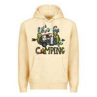Pina Colada let's go camping Premium Hoodie - CowhideDigitalArt