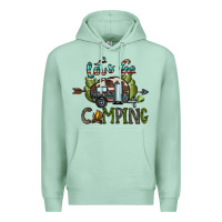 Seafoam let's go camping Premium Hoodie - CowhideDigitalArt