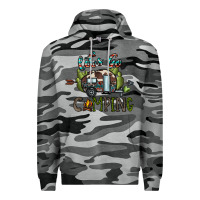 Slate Camo let's go camping Premium Hoodie - CowhideDigitalArt