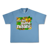 Pebble Blue St. Patrick's Little miss shenanigans Urban Heavy Tee - OliviaCreatesArt