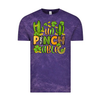 Cloud Purple un pinch able  st. patrick's day Vintage Tee - OliviaCreatesArt